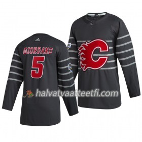 Miesten NHL Calgary Flames Pelipaita Mark Giordano 5 Harmaa 2020 NHL All-Star Adidas Authentic